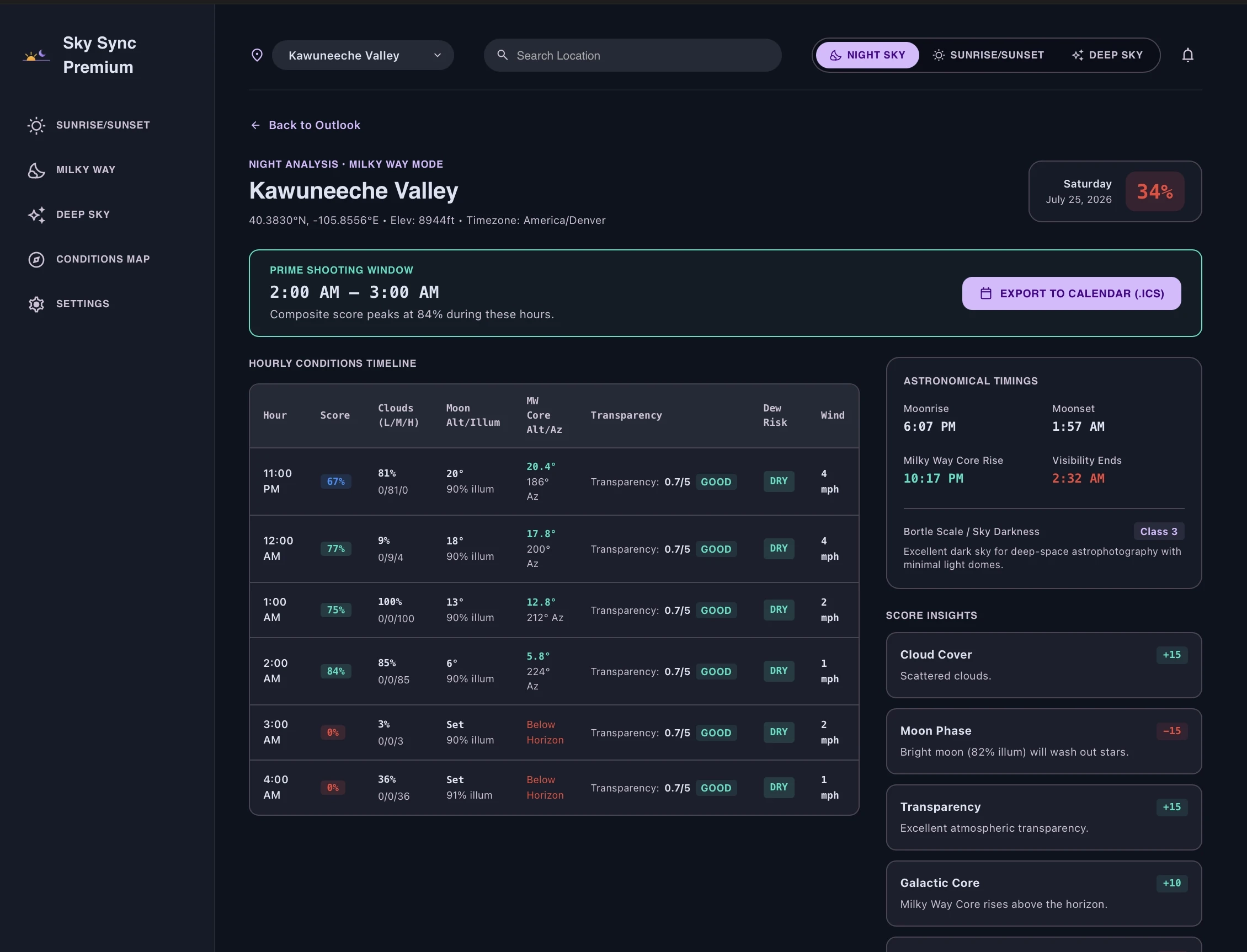 Sky Sync Factor Details