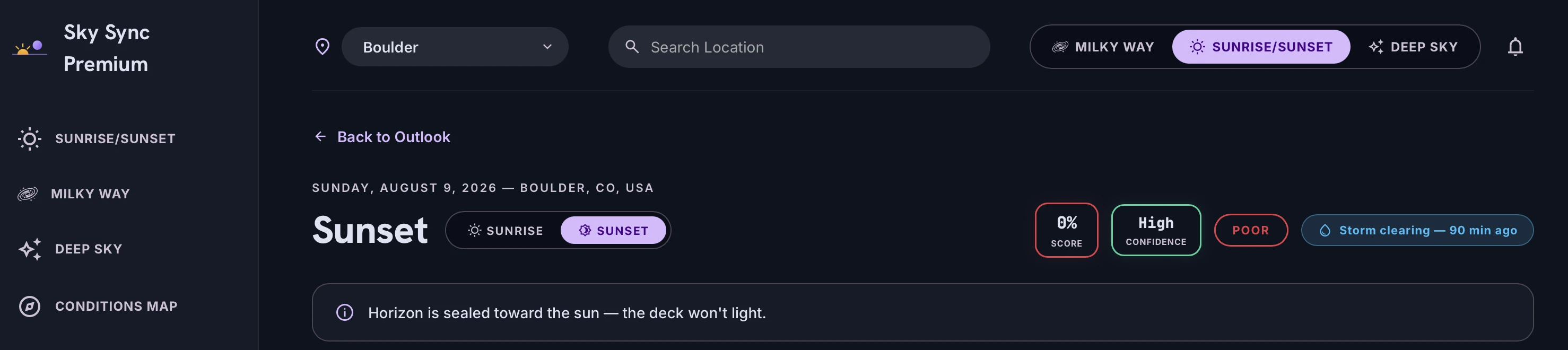 Sky Sync Post-Storm Clearing Detection